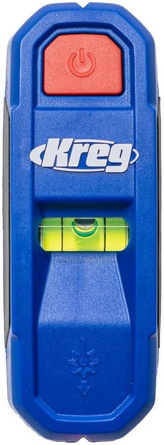 Kreg KMM1000LZ - Kreg Magnetic Stud Finder with Laser-Mark - Stud Finder & Wall Scanner - Magnetic Stud Finder Tool - with Precise Stud Magnet