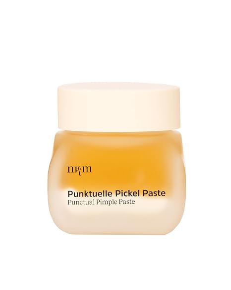 nkm Naturkosmetik München Spot Pimple Paste - 15 ml - Face Paste with Zinc - Anti-Inflammatory - Vegan - For Blemished Skin - Dermatologically Tested