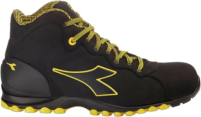 Utility Diadora Beat Da2 Mid S3 HRO SRC, Unisex Adult Work Shoes, Black, 44 EU