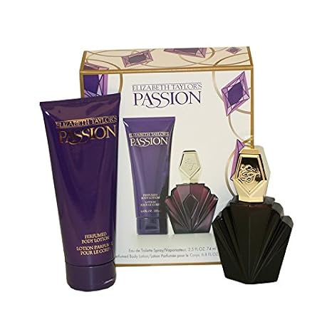 Elizabeth Taylor 2 Piece Passion Fragrance Gift Set for Women