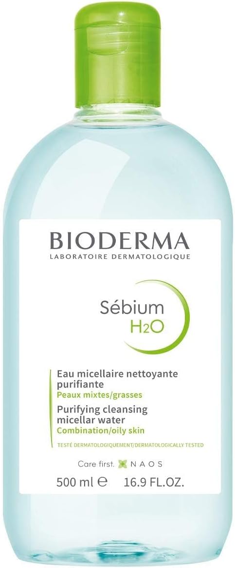 Bioderma Sebium H2O Micellar Makeup Removal Juice for Combined, Oily and Acne-Propelled Skin