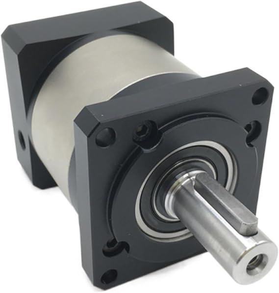 speed reducer Nema23 57mm Stepper Motor Gearbox, 6.35 8 11 14mm 3/8"Input Shaft Ratio 3~100:1, Nema23 Planetary Reducer for 200W 400W 60mm Servo small lathe ( Size : Ratio3 , Color : 9.525mm input )