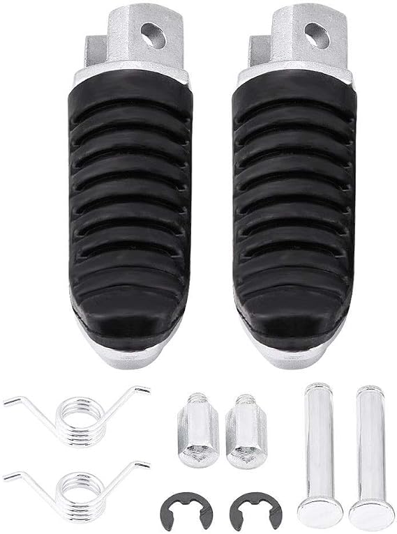 1 Pair Motorcycle Front Foot Rest Pegs Pedal for Suzuki Hayabusa GSX1300R 1999-2012 ES