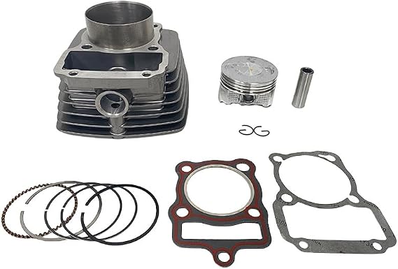 Engine Parts Cylinder gasket Piston Ring Set, Bore Size 65.5mm Piston Ring Kit Replacement Fit for Zongshen CG200 ZJ200 CG200 250CC
