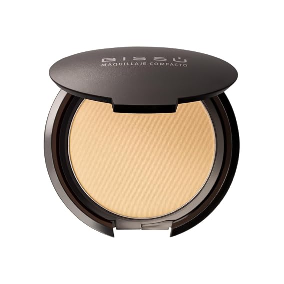 Bissu compact powder makeup wheat 08