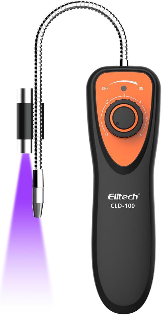 Elitech Refrigerant Leak Detector, CLD-100 Freon Leak Detector Car HVAC Halogen Refrigerant Leak Detector CFCs HCFCs HFCs