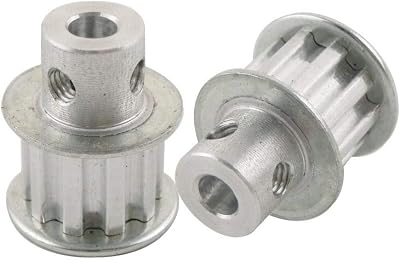 Geeyu ZHaonan-Timing Pulley, 2pcs 10T XL Timing Pulley 4566.358mm Bore, 5.08mm Pitch 11mm Belt Width, Aluminum Alloy Synchronous Timing Belt Pulleys, Accurate Size