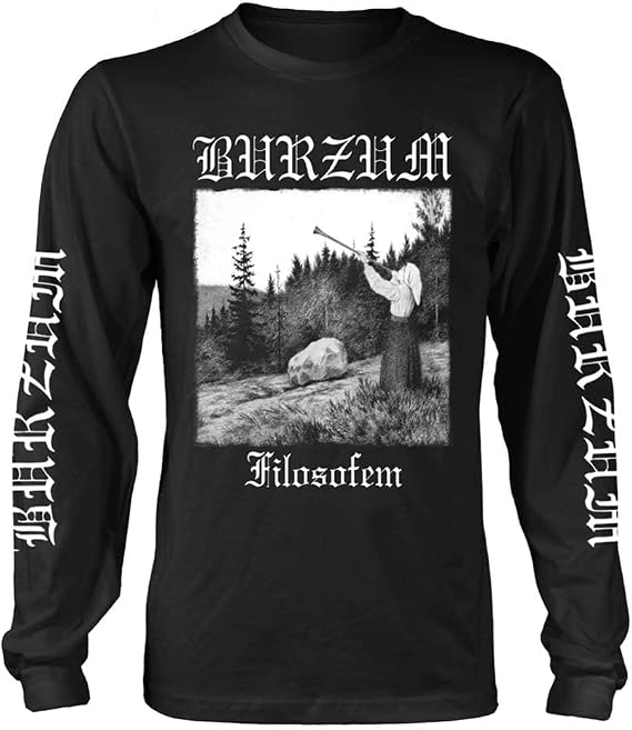 Burzum Men's Filosofem 2018 Long Sleeve Black