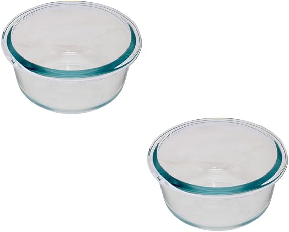Snapware 7202R 1 Cup Total Solutions Glass Bowl (2-Pack) - Made in USA