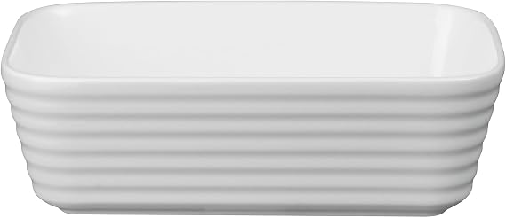 Denby - James Martin Cook Small Rectangular Oven Dish - 1000ml Capacity - Stylish & Contemporary Piece of Modern Tableware - Grey Porcelain - Roaster & Baking Dish - Dishwasher, Oven & Microwave Safe