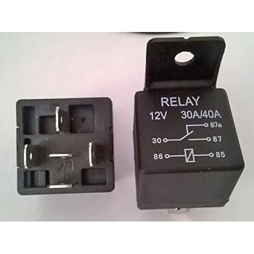 2x 30 amp Power Accessory Car Relay with 5 wire pig tail