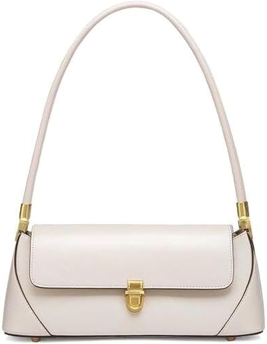 Women Shoulder Bags Vintage Handbag Retro Classic Small Purse 90s Buckle Closure