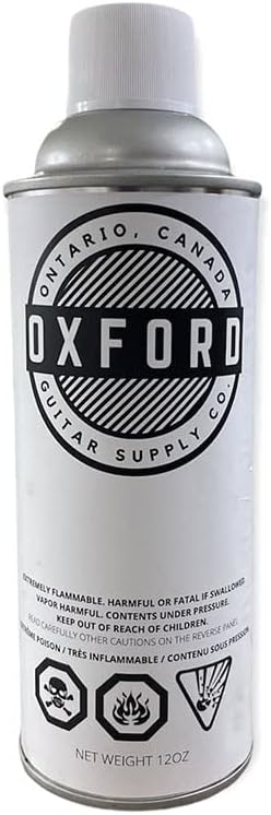 Solo Guitars Oxford Aerosol Nitrocellulose Lacquer Clear Lacquer Vintage Formula
