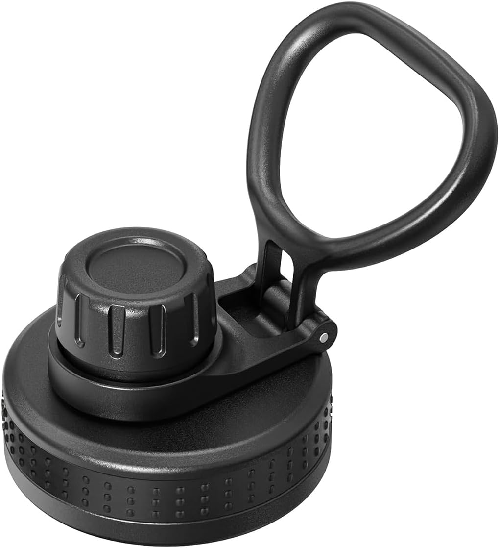 Wide mouth water bottle replacement cap, convenient to use during sports, heat and cold resistant, suitable for daily life, sports, camping, work and so on, leak-proof design, airtight and durable