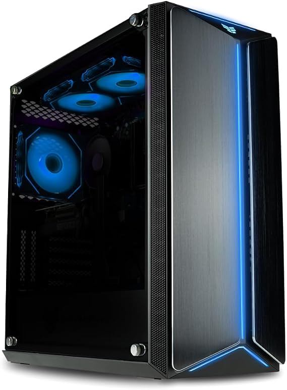 Mantis V2 - RTX 5090, 16-Core Ryzen 7 9800X3D, 64GB DDR5 RAM, 2TB NVMe Gen4 SSD, Gaming Desktop PC w/Windows 11 Pro, RGB Gamer Keyboard+Mouse, Internal Wi-Fi 7, RJ45, 3X DP & HDMI