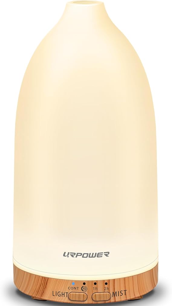 URPOWER 100mL Essential Oil Diffuser Aromatheray Scent Diffusers for Home