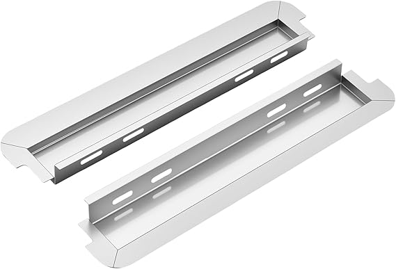 WELL GRILL Stainless Steel Drip Trays for Weber Go-Anywhere Gas, Pack of 2, Grease Tray, Drip Tray, Fat Tray, Gas Grill for Weber Go Anywhere Grill Replacement Parts