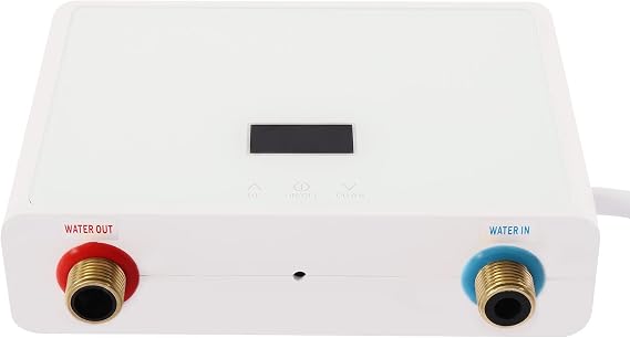 Constant Temperature Electric Water Heater, Electric Storage Instant Water Heater, Tankless Constant Temperature Water Heater, 220V, with LCD Display, Suitable for Kitchens and Bathrooms