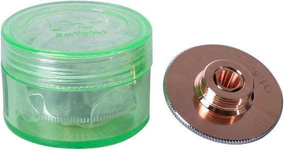 Startnow Original Raytools Fiber Laser Cutting Nozzle for BM109 BT210S Cutting Head D32mm Single Double Layer Laser Nozzles (S32-A Double Layer 1.0, 10 PCS)