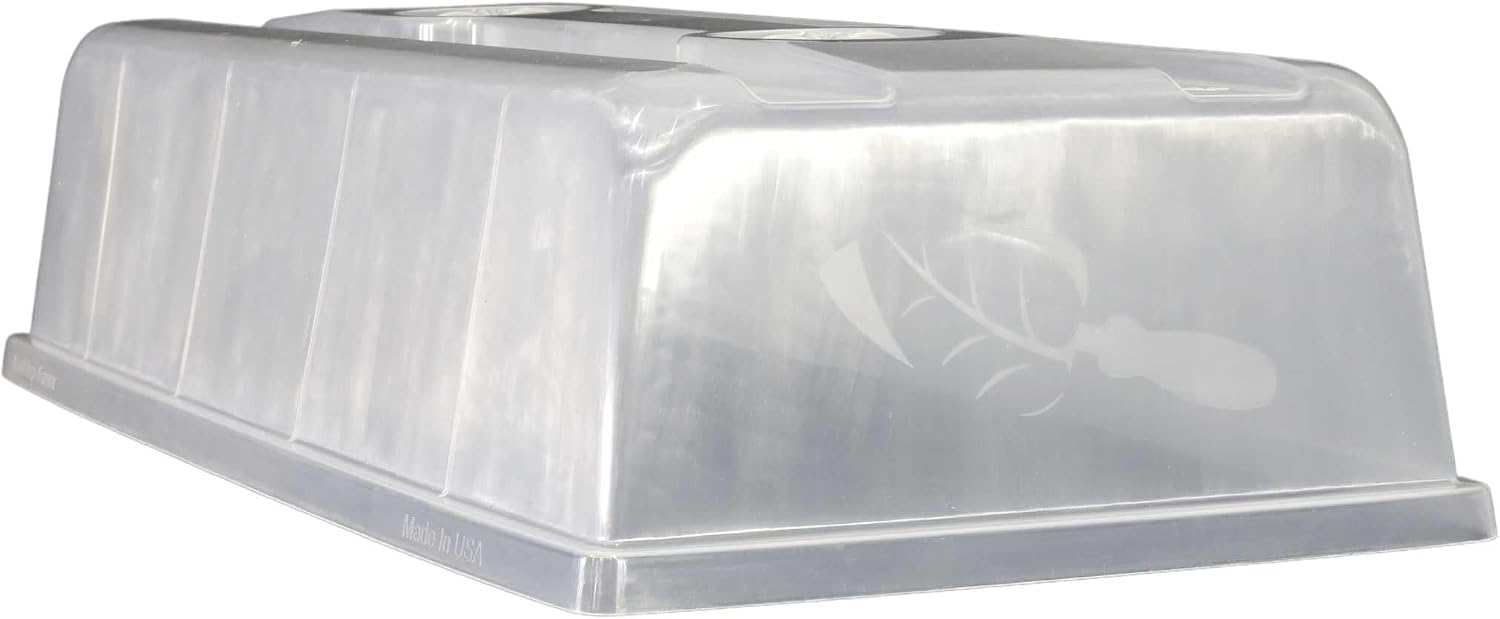 Bootstrap Farmer Humidity Dome 5 Tall Extra Strength, 2 Pack, Propagation Seed Cloning Lid Vented for 1020 Tray Seed Starting Germination