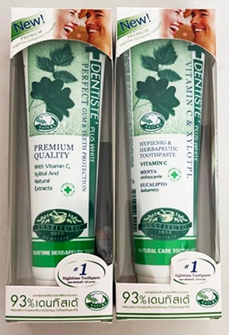 Dentiste' Plus White Nighttime Therapeutic Toothpaste 100g Pack 2