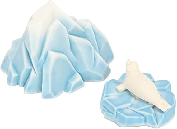 Aquarium Iceberg Decoration, for Freshwater and Saltwater, Natural Safe Resin Exquisite Underwater Iceberg Ornament FJIUMOZEN
