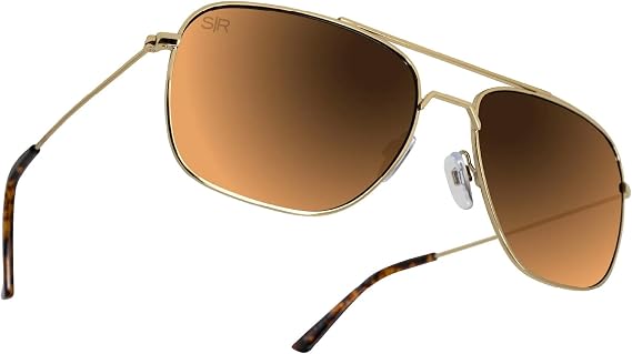 Shady Rays Navigator - Stainless Steel Polarized Mens and Womens Sunglasses