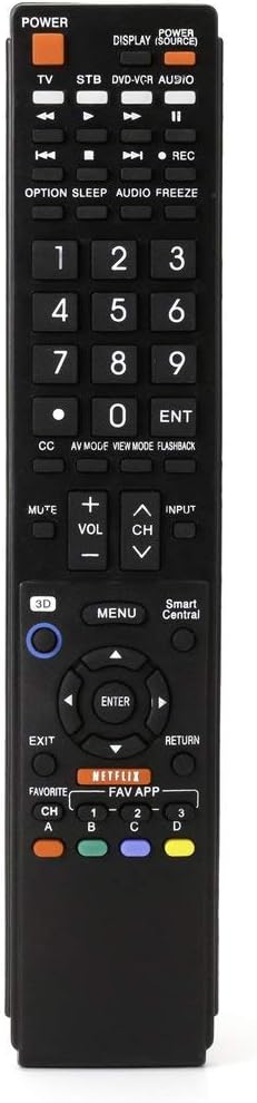 New Replacement Sharp AQUOS Remote Control GB118WJSA Fit for Sharp AQUOS TV GB004WJSA GB005WJSA GA890WJSA GB105WJSA GA935WJSAE