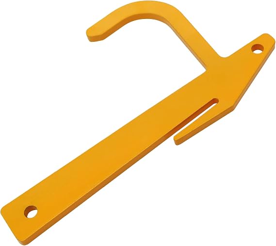 10 Packs Chain Link Fence Banana Clips, Hook Loop Mesh Tools, Metal Fence Stretcher Tensioning, Top Rail Clamp Hanging for Fixed Chain Link
