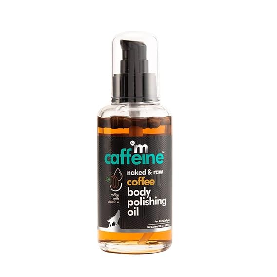 Generic m'Caffeine Coffee Body Oil for Dry Skin For Women & Men | Moisturizing Body Oil with Relaxing Aroma for a Soft, Smooth & Glowing Skin 3.38 Fl Oz