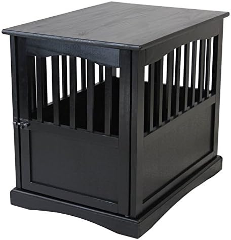 Casual Home Solid Wood Pet Crate End Table