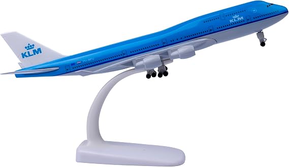 Model Airplane 1:300 Scale KLM Holland B747 Model Plane for Gift and Decoration