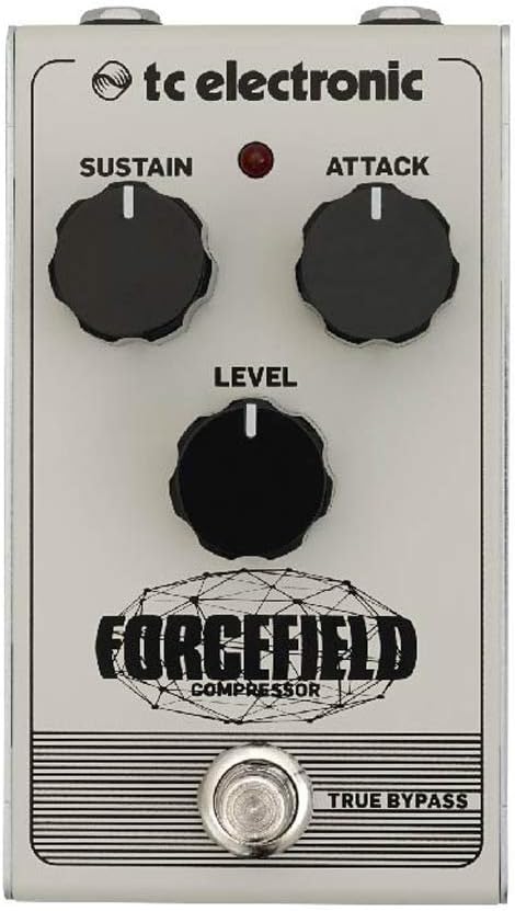TC Electronic FORCEFIELD COMPRESSOR Classic Compressor/Limiter Pedal with Endless Sustain