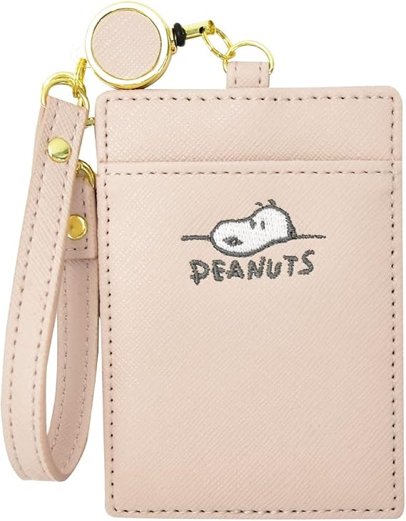 SNOOPY Women's BE Desk Embroidered Snoopy Single Pass Case with Reel
