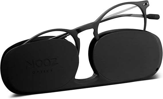 NOOZ Optics Reading Glasses - Round Shape - Magnifying Readers for Men and Women - Cruz Model Essential Collection