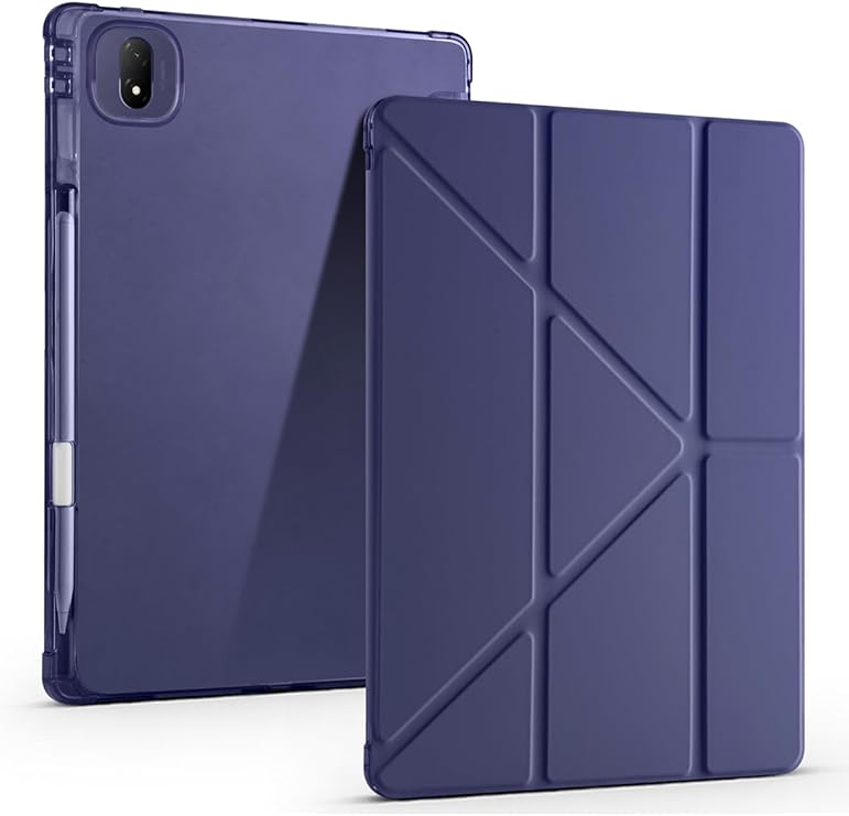 Honor Magic Pad 2 Uyumlu Tri-Folding Kalem Bölmeli Uyku Modlu Akıllı Kılıf