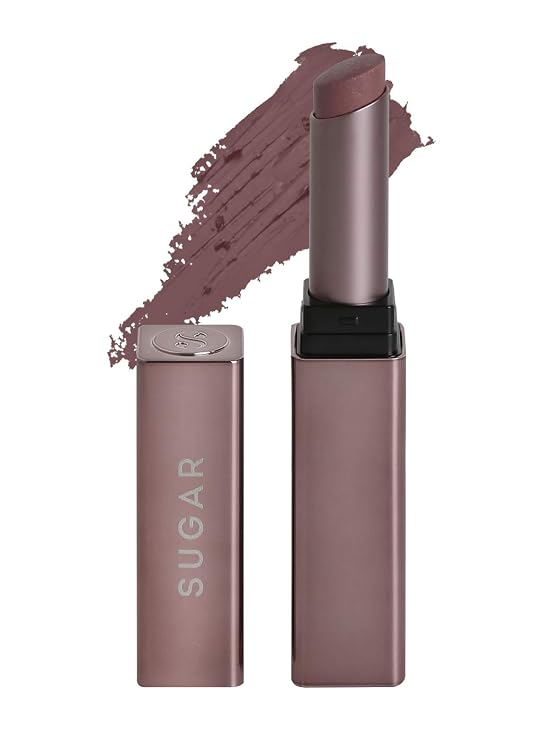 SUGAR Cosmetics Mettle Satin Lipstick07 Gabriella (Soft Dusty Nude/Nude Pink) Super Hydrating, Smoothens Fine Lines