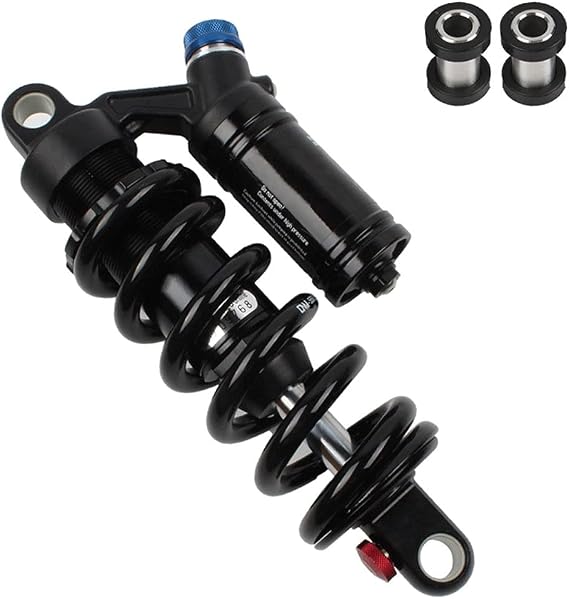 Mountain Downhill Bike Rear Shock Absorber 190/200/210/220/240mm, DH Air Hydraulic Coil Rear Spring 550lbs Shock (Size : 210mm/8.26 inch)