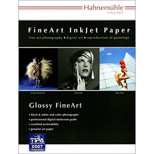 Hahnemuhle Fine Art Pearl, Fiber Based, Bright White Inkjet Paper, 285gsm, 8.5x11, 25 Sheets