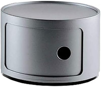 Kartell Componibili Drawers by Anna Castelli Ferrieri, Pack of 1, Opaque Silver