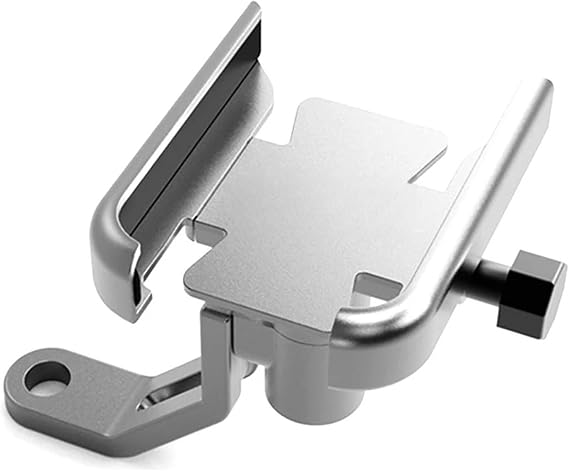 Compatible with Bajaj Pulsar N160 RS200 NS200 NS160 NS125 Pulsar 150 Motorcycle Mirror Mobile Phone Bracket Holder(Mirror Silver)
