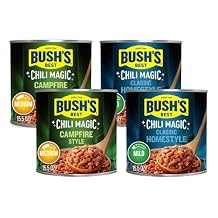 Bush's Best Chili Magic, Chili Starter Blends, (Classic Homestyle & Campfire Style) 15.5 Oz, 2 Each (Variety Pack)
