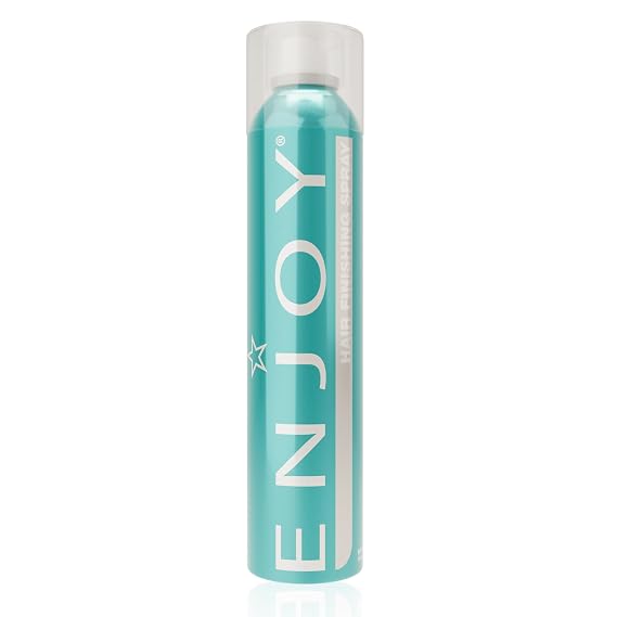 Enjoy Hair Finishing Spray, Firm Flexible Hold and Fast-Drying Hairspray for Volume and Shine, Long-Lasting Style Control for All Hair Types, 10 Oz