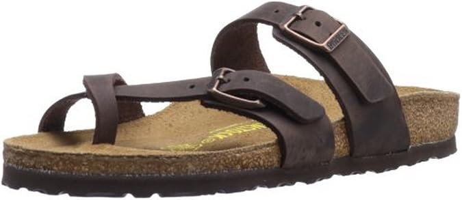 Birkenstock Women's Mayari Oiled Leather Slides Sandals