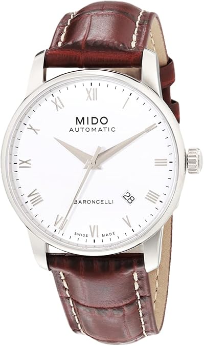 MIDO Baroncelli - Swiss Automatic Watch for Men - 38mm Stainless Steel Case