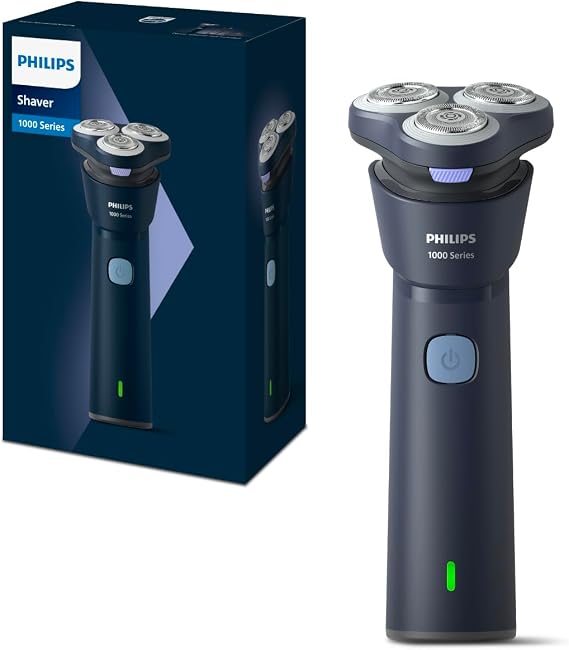 Philips 1000 Serisi Islak&Kuru Tıraş Makinesi, 3 Yönde Dönen Başlıklar,PowerCut Bıçaklar, S1885/00