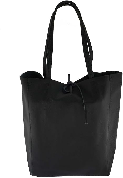 Italian Genuine Leather Shopper Bag Carryall Handbag Shoulder Bag Tote For Women