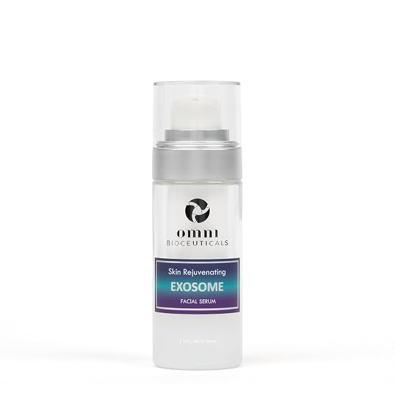 Skin Rejuvenating Exosome Facial Serum, Copper Peptide, Niacinamide 1.0oz | Includes over 1 Billion Regenerative Exosomes, Bio-hacking, Copper Peptide GHK-Cu, Niacinamide, Hyaluronic Acid
