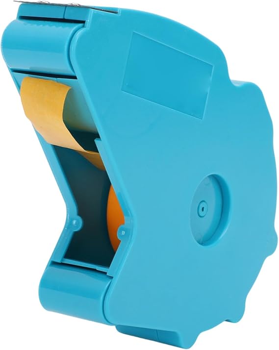 Hand Masker Tape Dispenser, Portable Paint Tape Applicator with Cutting Tool, for Precise Work on Trim Door Frames Walls Floors