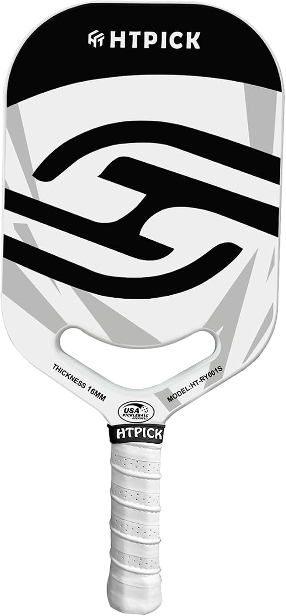 Pickleball Paddles | T700 Carbon Fiber Pickleball Paddle with Aero Throat | Hot-Press Moulding | 16mm Polymer Core | Specifically Engineered for Swing Speed and Manoeuvrability